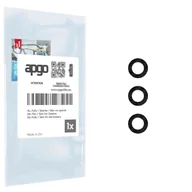 Pozostałe akcesoria do telefonów - Folia naklejka skórka strukturalna na wyspę aparatu do Samsung Galaxy F34 5G - różne kolory na kamerę, obiektyw apgo SKINS Lens Protector - miniaturka - grafika 1