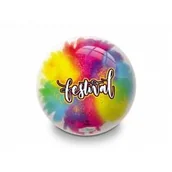 Piłki dla dzieci - Piłka kolorowa 23cm Festival fluo BRIMAREX MD-26083 - miniaturka - grafika 1
