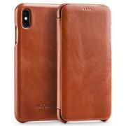 Etui i futerały do telefonów - moVear Etui Skórzane slim Apple iPhone Xs MAX czarne pokrowiec MOVEAR AIXSMS0S0BKVBR - miniaturka - grafika 1