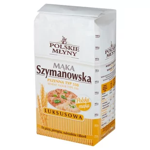 Polskie Młyny Mąka Szymanowska Luksusowa pszenna typ 550 1 kg - Mąka - miniaturka - grafika 1