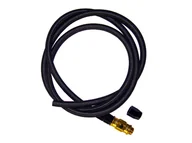 Akcesoria rowerowe - Lezyne do węża do pomp z ABS Flip spodnie Pressure i micro Floor Drive, złoty błyszczący, 1-splotowa plecionka zaworu v1flip 1-BRAID-HOSE-V1FLIP - miniaturka - grafika 1