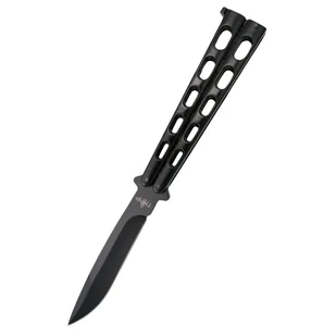 Nóż składany motylek Third Balisong Black Stainless Steel, Black (K2919N) - Noże - miniaturka - grafika 1