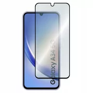 Szkła hartowane na telefon - 9H SZKŁO do Samsung Galaxy A34 5G FULL 6D CF czarn Szkiełko szybka ochronna - miniaturka - grafika 1