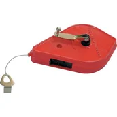 Poziomice, łaty, miary - Sznurek traserski 15 m aluminium obudowa - miniaturka - grafika 1