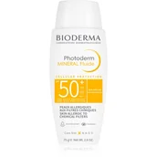 Podkłady do twarzy - Bioderma Photoderm Mineral Fluide SPF50+ 75g - miniaturka - grafika 1