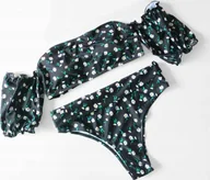 Stroje kąpielowe - Pan i Pani Gadżet Strój kąpielowy dwuczęściowy hiszpanka w grochy - miniaturka - grafika 1