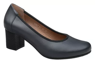 Czółenka na obcasie buty AXEL Comfort 1757 Marine Gold na Haluksy Kosela Medic 9757 - Czółenka - miniaturka - grafika 1