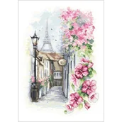 Pasmanteria - Haft krzyżykowy - Zestaw do haftu - Paryska uliczka - miniaturka - grafika 1