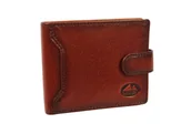 Portfele - Portfel Męski Skórzany EL FORREST Średni Poziomy Z Zapięciem Jedno Skrzydełko 850 29 RFID BRĄZOWY 11.5 x 9 x 3 [cm] - miniaturka - grafika 1