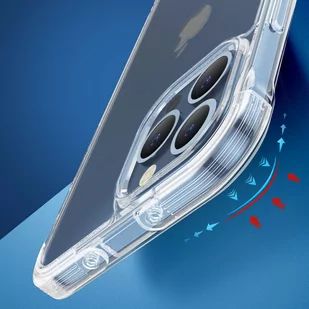 Joyroom Defender Series etui pokrowiec do iPhone 13 Pro pancerna obudowa z haczykami podstawką przezroczysty (JR-BP955) - Etui i futerały do telefonów - miniaturka - grafika 4