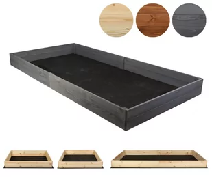 Duża skrzynia na warzywa ZP06 /18x203x100 cm/ Szara / Wamar-Sosenka - Kwietniki Duża skrzynia na warzywa ZP06 /18x203x100 cm/ Szara / Wamar-Sosenka - Kwietniki - miniaturka - grafika 1