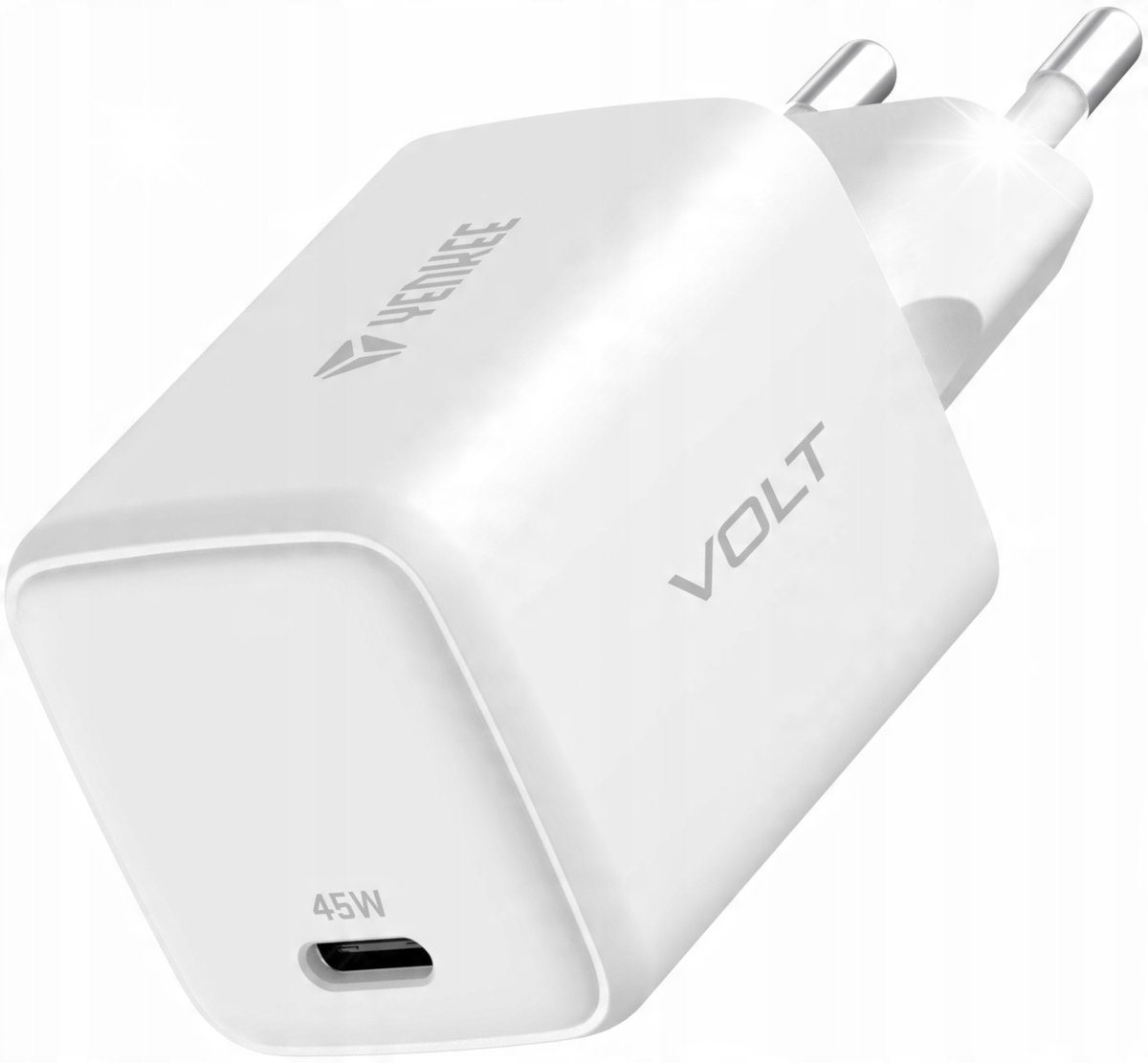 SZYBKA Ładowarka sieciowa zasilacz YENKEE GaN VOLT USB-C 45W 3A PD3.0 QC4