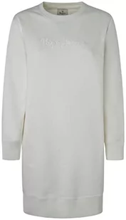 Pepe Jeans Damska sukienka Whitney, biała, M, biały, M - Sukienki - miniaturka - grafika 1