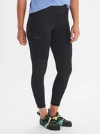 Spodnie sportowe damskie - Marmot Legginsy funkcyjne "Rock Haven" w kolorze czarnym - miniaturka - grafika 1