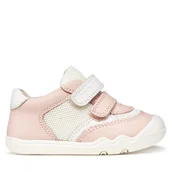 Buty dla dziewczynek - Sneakersy Geox B Steppieup Girl B6563A 08514 C8W1Z Różowy - miniaturka - grafika 1
