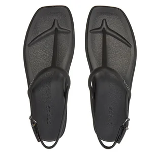 Sandały Crocs Miami Thong Sandal 209793 Czarny - Sandały damskie - miniaturka - grafika 1
