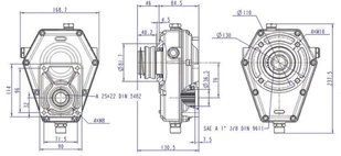 Pompa zębata z multiplikatorem WOM PRESKO 42L zestaw - Akcesoria do hydrauliki siłowej - miniaturka - grafika 7