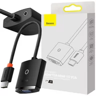 Adaptery i przejściówki - Baseus Adapter HDMI VGA Micro USB Jack 3.5mm Lite Series WKQX010101 - miniaturka - grafika 1