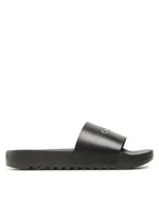 Klapki i japonki męskie - Calvin Klein Klapki Chuncky Pool Slide Rub HM0HM01063 Czarny - miniaturka - grafika 1