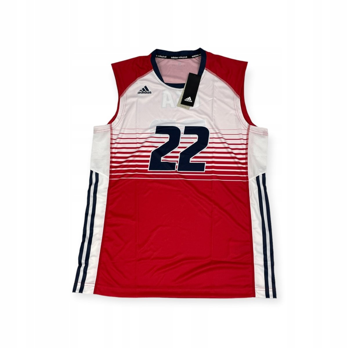 Koszulka bokserka męska USA Adidas Volleyball L
