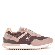 Sneakersy damskie - Sneakersy Beverly Hills Polo Club S9017-IW Bordowy - miniaturka - grafika 1