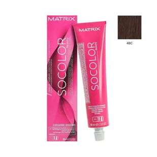 Loreal Matrix Socolor.beauty 4BC Medium Brown Brown Copper - Farby do włosów i szampony koloryzujące - miniaturka - grafika 1