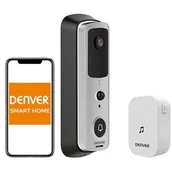 Pozostałe oświetlenie - Denver Denver SHV-120 dzwonek wideo czujnik PIR WLAN - miniaturka - grafika 1