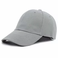 Czapki męskie - Clotth Czapka z daszkiem, włosy damskie, niebieskie, jednokolorowe, jasna płyta, czapka baseballowa, modele męskie, szary, jeden rozmiar - miniaturka - grafika 1