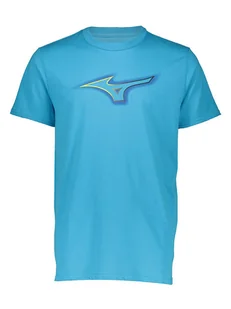Mizuno Koszulka sportowa w kolorze błękitnym - Koszulki sportowe męskie - miniaturka - grafika 1