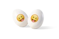 Inne słodycze - 200g MaxMoji Konfety Okulary Emoji - migdał i czekolada z emoji Cool - miniaturka - grafika 1