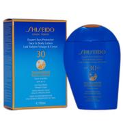 Balsamy i kremy do opalania - Shiseido Sun 30+ Expert Sun Protector Face & Body Lotion (150ml) - miniaturka - grafika 1