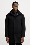 Płaszcze męskie - Guess płaszcz z domieszką wełny URBAN kolor czarny przejściowy M4BL30.WGJ82 - miniaturka - grafika 1