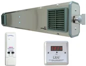 Urządzenia medyczne - Ultra-viol Sp.j NBVE-110NLW RC lampa bakteriobójcza przepływowa 2x55W ścienna z licznikiem LED i pilotem UV-NBVE-110NLW-RC - miniaturka - grafika 1