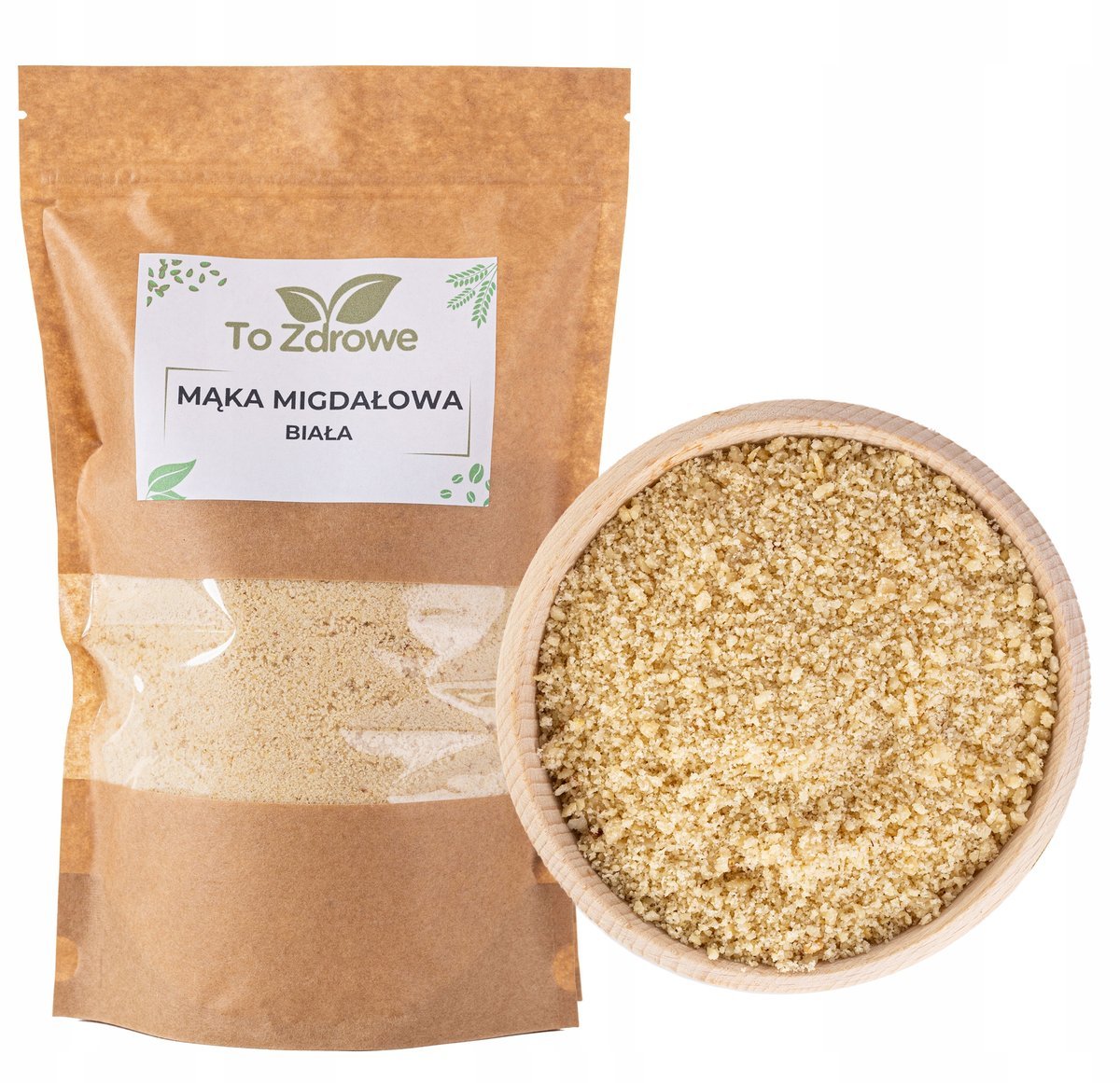 MĄKA MIGDAŁOWA 500g naturalne migdały mielone keto jakość To Zdrowe