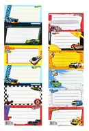 Szkolne artykuły papiernicze - Naklejki na zeszyt Hot Wheels v2 Starpak - miniaturka - grafika 1