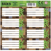 Gadżety na imprezę - Derform Naklejki Na Zeszyt Kpl8szt Game A68 Derform A 25 - miniaturka - grafika 1