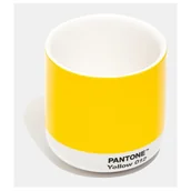 Kubki - Żółty ceramiczny termokubek Pantone Cortado, 175 ml - miniaturka - grafika 1