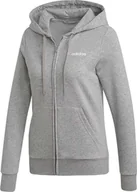 Bluzy damskie - Adidas Bluza damska W Essentials PLN FZ HD szara r. XS DU0664 - miniaturka - grafika 1