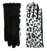 Rękawiczki - Rękawiczki Damskie Panterka Klasyczne Eleganckie Casualowe Zimowe Jesienne - miniaturka - grafika 1