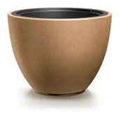 Donice - Doniczka Heos ECO Wood DBHEM300W ECO naturo Prosperplast - miniaturka - grafika 1
