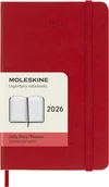 Kalendarze - MOLESKINE kalendarz 2026 CZERWONY POCKET HARD DZIENNY (9x14) - miniaturka - grafika 1