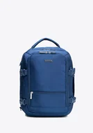 Plecaki - Wielofunkcyjny plecak podróżny 2w1 granatowy - miniaturka - grafika 1