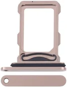 Części serwisowe do telefonów - SZUFLADKA TACKA KARTY SIM DO iPhone 16 Pro|16 Pro MAX ZŁOTY - miniaturka - grafika 1