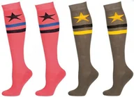 Skarpetki jeździeckie - HARRY''S HORSE Podkolanówki jeździeckie Striped Star - miniaturka - grafika 1