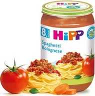Dania dla dzieci - HiPP, spaghetti bolognese z pomidorkami i wołowiną, 220 g - miniaturka - grafika 1