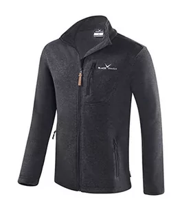 Black Crevice Męska kurtka polarowa z dzianiny, czarny, 3XL - Kurtki męskie - miniaturka - grafika 1