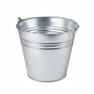 Wiadra i kastry budowlane - Wiadro Metalowe Ocynkowane 14L Mocne Ocynk - miniaturka - grafika 1