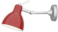 Lampy ścienne - Rotaliana - Luxy H0 Lampa Ścienna/Sufitowa Aluminium/Czerwona Rotaliana - miniaturka - grafika 1