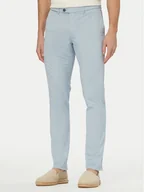 Spodnie męskie - Bugatti Chinosy 4220-16301E Niebieski jasny Regular Fit - miniaturka - grafika 1