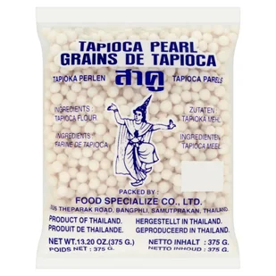 Food Specialize Tapioka perła gruba marki Food Specialize 375g - Kuchnie świata - miniaturka - grafika 1
